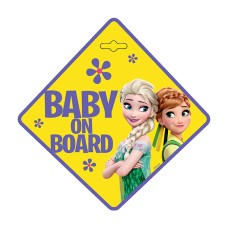 Semn de avertizare Baby on Board Frozen Seven SV9611