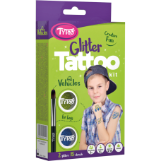 Set tatuaje temporare cu sclipici Vehicles Tytoo KKCTT2213013