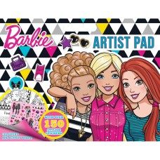 Bloc de colorat Barbie Artist Pad cu 150 stickere Alligator AB3331BAAR