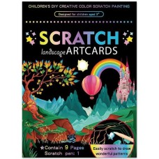 Set 9 planse razuibile Scratch ArtCards 16x12 cm Bambinice BN053