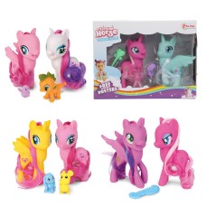 Figurine unicorn si accesorii, 2 buc/set - Toi-Toys