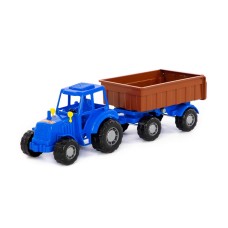 Tractor cu remorca, 44.7x13.4x13.5 cm, Polesie