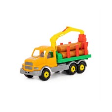 Camion cu lemne - Gigant, 47x16x26 cm, Wader