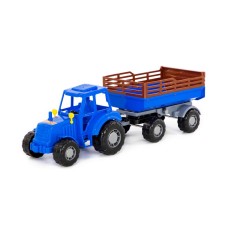 Tractor cu remorca, 43.8x13.4x13.5 cm, Polesie