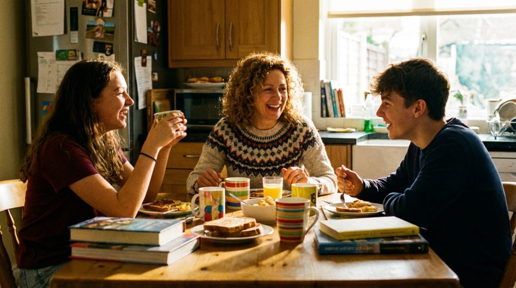 ani întregi am încercat să fiu o mamă „perfectă” în ochii instagramului, dar adolescența copiilor mei mi-a oferit o perspectivă cu totul nouă asupra maternității.