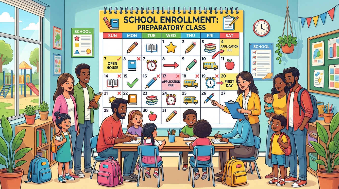 descoperă calendarul complet al înscrierilor în clasa pregătitoare, disponibil acum pentru consultare publică. află când și cum poți înscrie copilul tău pentru noul an școlar.