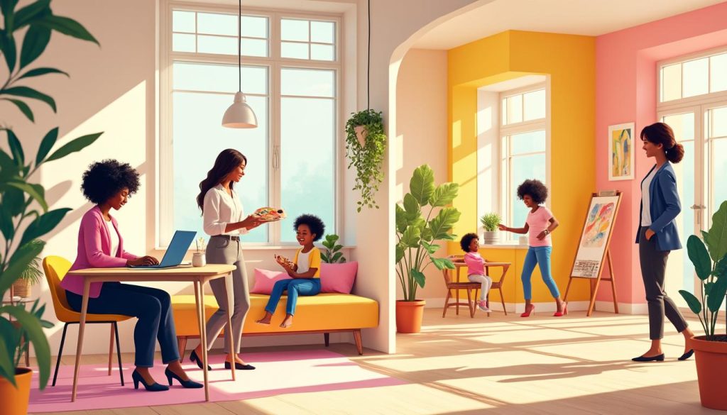 explorarea motivelor pentru care nu toate mamele aleg să rămână acasă, prezentând perspective diverse și alegeri personale în viața de familie și carieră.