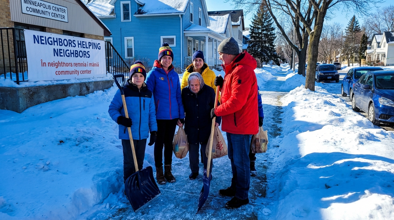 descoperiți povestea unei familii româno-americane din minnesota care reflectă asupra asemănărilor surprinzătoare dintre viața din sua și vremurile comunismului din românia.