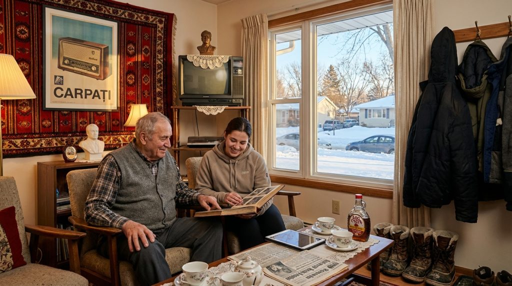 descoperă povestea unei familii româno-americane din minnesota care reflectă asupra vieții în sua și asemănărilor surprinzătoare cu vremurile comunismului din românia.