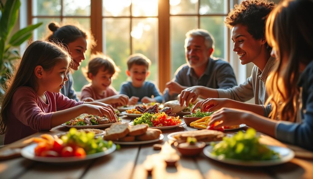 descoperă cum mesele în familie influențează pozitiv dezvoltarea copiilor și adolescenților, susținând relațiile și bunăstarea lor emoțională.