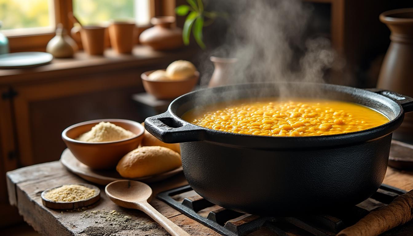 descoperă rețeta tradițională pentru a prepara mamaliga autentică acasă, pas cu pas, pentru un gust adevărat al bucătăriei românești.