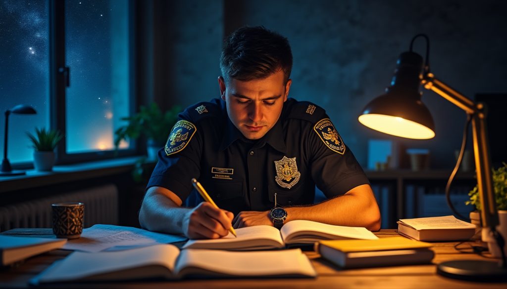 descoperă povestea inspirațională a polițistului marian godină, care a învățat intens peste noapte și a obținut nota 10 la bacalaureatul oral, depășind toate obstacolele.